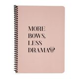 Keskin Color 16,5x22,5 cm 80 Yaprak Disney More Bows Less Drama Çizgili Defter