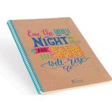 Keskin Color 16,5X22,5Cm 100 Yaprak Çizgil Spiralli Sert Kapak Doodles Not Defteri (2 Li Paket) 415641-99-03