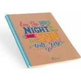 Keskin Color 16,5X22,5Cm 100 Yaprak Çizgisiz Spiralli Sert Kapak Doodles Not Defteri (2 Li Paket) 415640-99