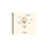 Keskin Color 16X15 Cm Çizgisiz 50 Yaprak Sert Kapak Telli Defter 60 Gr Krem Rengi Kağıt Balon Desen,SYF8S693043163119