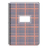 Keskin Color 17x24 100 Yaprak Çizgili Sert Kapak Ekose Defter