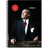 Keskin Color 17x24 Günlük Spiralli Atatürk Cumhurbaşkanı 2023 Yıl Ajandası