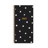KESKİN COLOR 2023 8x16 cm Haftalık Cep Ajandası, Siyah Puantiye E-830041-99-03
