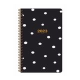 KESKİN COLOR 2023 Haftalık Cep Ajandası, 8x16cm, Spiralli, Puantiyeli 1-Kc35