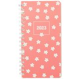 Keskin Color 2023 Spiralli Minik Papatya Karton Kapak 8x16 cm Haftalık Cep Ajandası