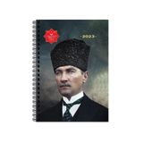 Keskin Color 2023 Yılı Günlük Spiralli Ajanda Atatürk Başkomutan 17X24 Cm