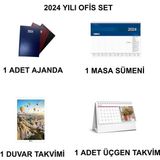 Keskin Color 2024 Ofis Set (Ajanda-Masa Sümeni-Duvar Takvimi-Masa Takvimi)