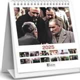 Keskin Color 2025 Kare Masa Takvimi Atatürk