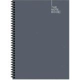Keskin Color 20X28 cm The Notebook Çizgisiz Telli Defter 120 Sayfa Sert Karton Kapak Gri Tek Ebat Büyük Boy Spiralli Çizgisiz Not Defteri Sert A4 120 Yaprak