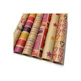 KESKİN COLOR 3 Adet Aynı Desen Ambalaj Kağıdı 70x100 cm Rulo Hediye Paket Kağıdı
