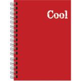 Keskin Color 321681-99 Plastik Kapak Spiralli Cool A6 Küçük Boy 80 Yaprak Çizgili 12'li Not Defteri