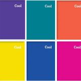 Keskin Color 321851-99 A4 80 Yaprak Çizgili Plastik Kapak Dikişli Cool 12'li Defter