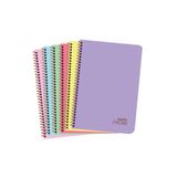KESKİN COLOR 324412-99 Pastel Show Spiralli Defter A4 72 Yaprak Kareli PP Kapak - Karışık Renk