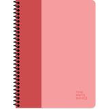 Keskin Color 381022-99 18.5x25 cm 96 Yaprak Kareli Karton Kapak Spiralli 2 Renk Not Defteri