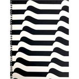 Keskin Color 4 Kareli + 2 Çizgili Ayraçlı A4 Konulu Defter Sarı
