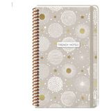 Keskin Color 410232-99 Trendy Notes Beads Spiralli Sert Kapak 13 x 21 cm Defter