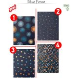 Keskin Color 410941-99 17x24 80 Yaprak Çizgili Ciltli Sert Kapak Blue Fonce Defter
