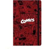 Keskin Color 413701-70 Marvel Lastikli Ciltli 13x21 cm 80 Yaprak Çizgili Not Defteri