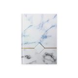 Keskin Color 414641-99 14x20 cm 64 Yaprak Çizgili Sert Kapak Ciltli Marble Not Defteri