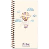 Keskin Color 417997 10X19 cm Düz La Plume Balloon Mor Defter