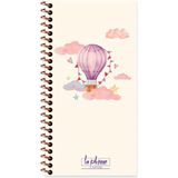 Keskin Color 417998 10X19 cm Düz La Plume Balloon Pembe Defter