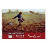 Keskin Color 482002-99 Karatis Art 120 gr 35x50 20 Yaprak Spiralli Çizim Blok Defter
