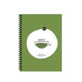 Keskin Color 500623-99 Hisli Şeyler 18.5x25 cm 80 Yaprak Kareli Spiralli Karton Kapak Stickerli Not Defteri