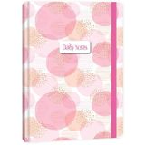 Keskin Color 80 Yaprak A5 Bubbles Pembe Sert Kapak Çizgili Defter
