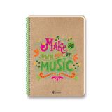 Keskin Color 84633 Defter 12x17 Doodles Spr.100 Yaprak Çizgili 415741-9