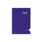Keskin Color 96 Yaprak Çizgili Telli Defter Mor