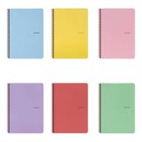 Keskin Color A4 100 Yp Çizgili PP Kp Spiralli Pastel Note Defteri