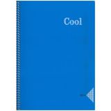 Keskin Color A4 120 Yaprak Kareli Pp Kapak Cool Mavi Spiralli Defter