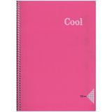 Keskin Color A4 120 Yaprak Kareli Pp Kapak Cool Pembe Spiralli Defter