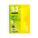 Keskin Color A4 180 Yaprak 3+3 Ayraçlı Plastik Kapak Asist Defter