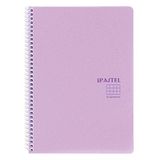Keskin Color A4 60 Yaprak Kareli Pastel Dikişli PP Kapak Light Defter