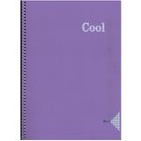 Keskin Color A4 60 Yaprak Kareli Pp Kapak Cool Mor Spiralli Defter