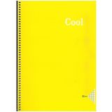 Keskin Color A4 60 Yaprak Kareli Pp Kapak Cool Sarı Spiralli Defter