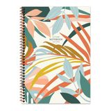Keskin Color A4 80 Yaprak Kareli PP Kapak La Plume Flowers Spiralli Defter