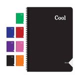 Keskin Color A4 96 Yaprak Düz PP Kapak Cool Spiralli Okul Defteri