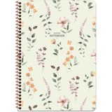 Keskin Color A4 Çizgili Defter Çiçek - Krem