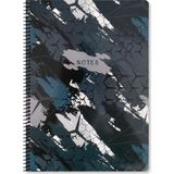 Keskin Color A4 Çizgili Sports Füme Defter