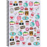 Keskin Color A4 Kareli Sweet Fun Lila Defter