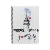 Keskin Color A4 My City 80 Yaprak Kareli Defter