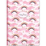 Keskin Color A4 Princess Gökyüzü Kareli Defter