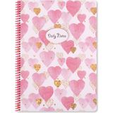 Keskin Color A4 Princess Kalp Kareli Defter
