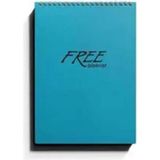 Keskin Color A5 (14X20 Cm) 80 Yaprak Çizgisiz Plastik Kapak Telli Üstten Açılır Defter Mavi Tek Ebat Orta Boy Spiralli Çizgisiz Not Defteri Yumuşak A5 80 Yaprak
