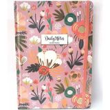 Keskin Color A5 Garden Flowers Çizgili Sert Kapak Lila Defter