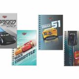 Keskin Color A6 Bloknot Spiralli Metalize Çizgili 80 Yaprak Cars 140400-33 (36 Lı Paket)