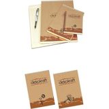 keskin color a6 not defteri dekokraft spiralli karton kapak çizgili 80 yaprak (12 li paket) - Karışık