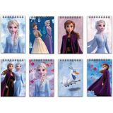 keskin color a7 bloknot (not defteri) spiralli 1 frozen 42 yaprak 140100-92 (48 li paket) - Karışık